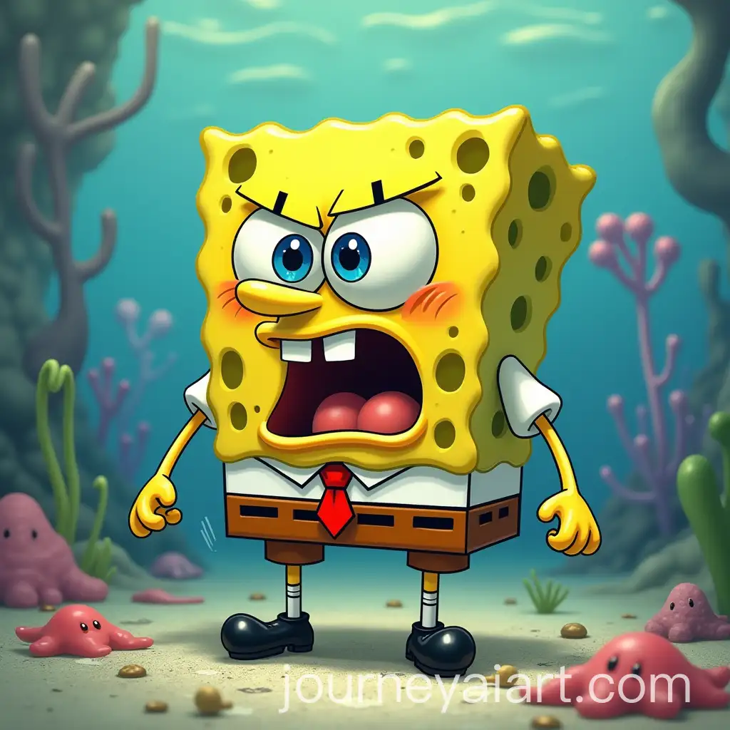 Furious-Albanian-SpongeBob-SquarePants-in-a-Dynamic-Underwater-Scene