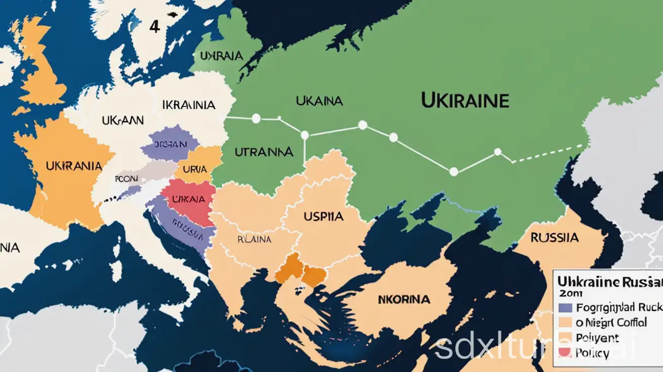 World-Map-Highlighting-Ukraine-and-Russia-Geopolitical-Focus-of-Foreign-Policy-Shift