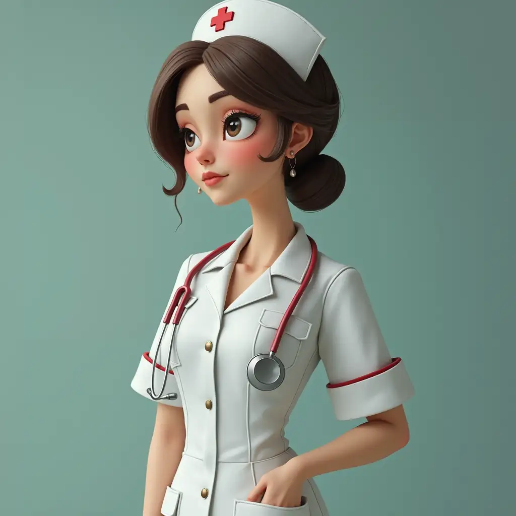 Full-Figure-Nurse-in-Professional-Attire-Providing-Patient-Care