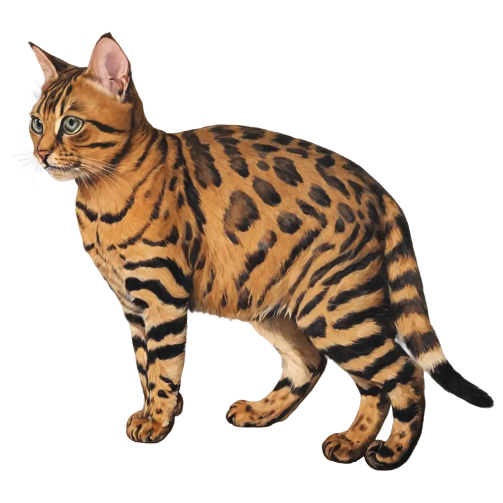 Stunning-Bengal-Cat-PNG-Image-for-Creative-Use-and-HighQuality-Graphics