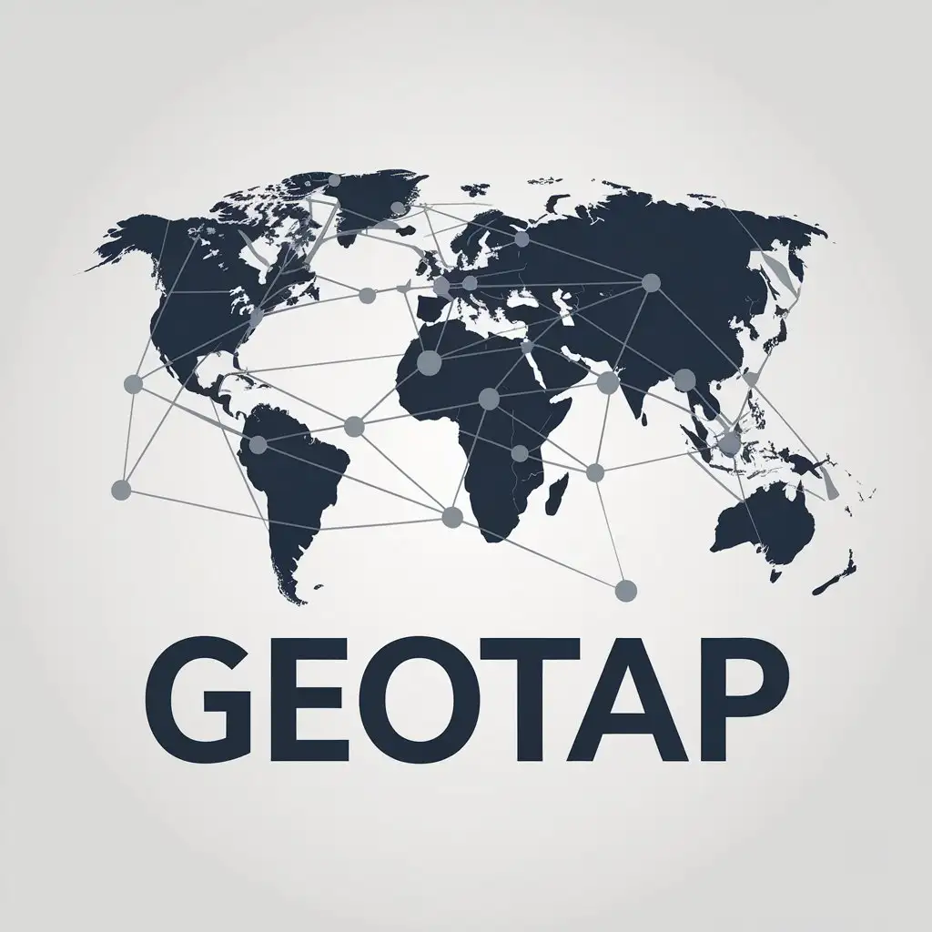 LOGO Design for GeoTap Vector Map Symbol for Education Industry with Clear Background