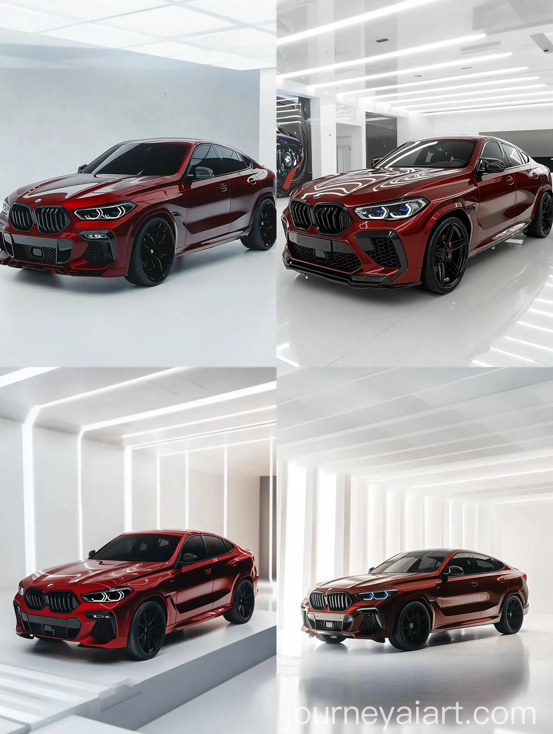 2025-BMW-X6-Series-in-Red-Maroon-with-Futuristic-Design