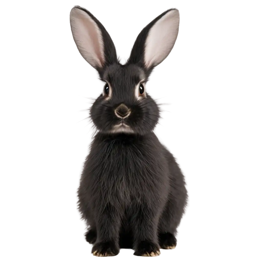 HighPNG-Image-SEO-ScenariosQuality-Rabbit-Black-PNG-Image-for-Versatile-Digital-Applications