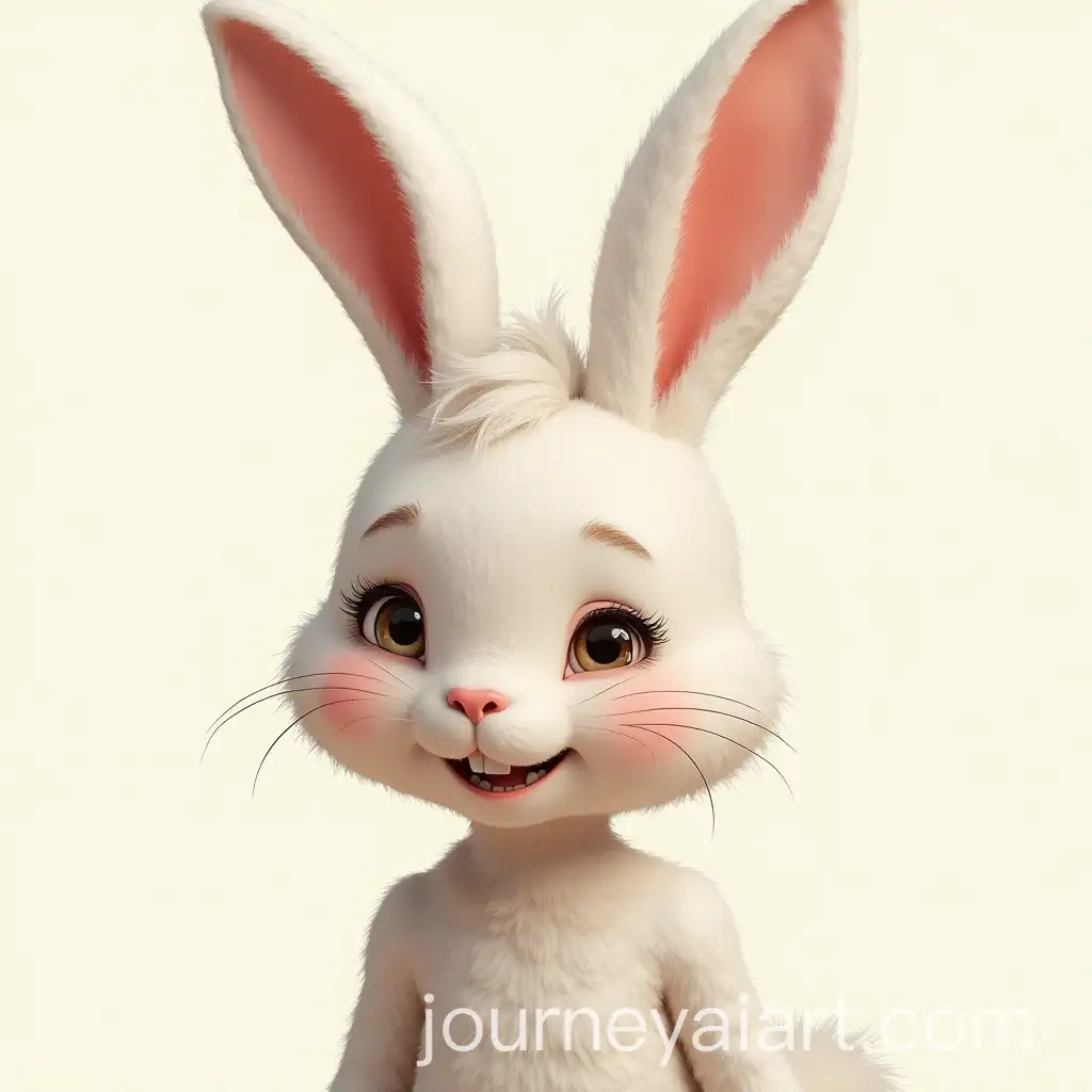 Cute-Bunny-Girl-in-Playful-Pose-with-Ears-and-Tail