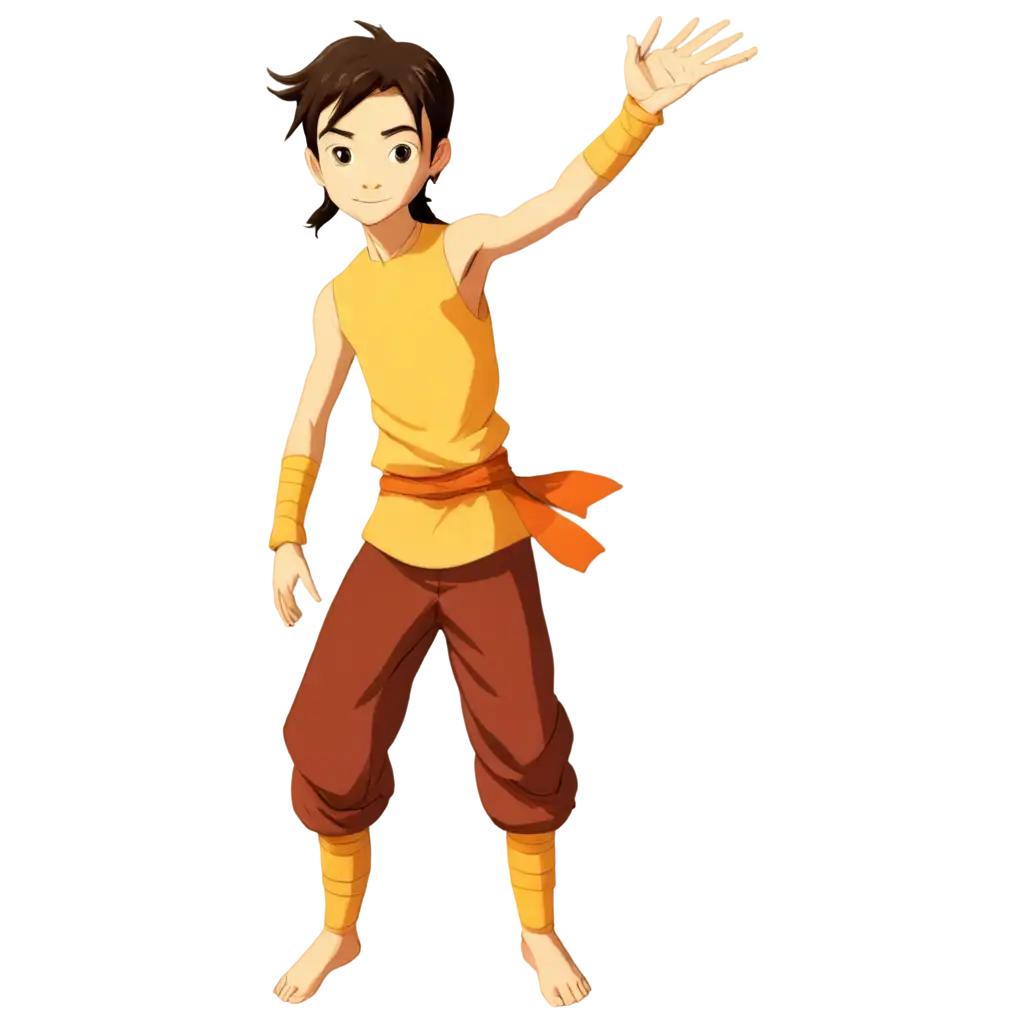 Avatar-Boy-Pose-Air-Bender-PNG-Image-Create-Stunning-Visuals-with-Clarity