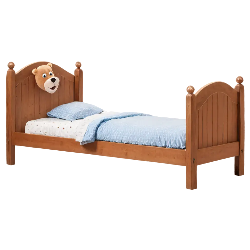 PNG-Image-of-a-Bed-from-the-Story-of-the-Three-Bears-Enhance-Your-Visual-Storytelling