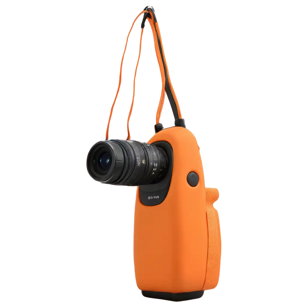 Orange camera png