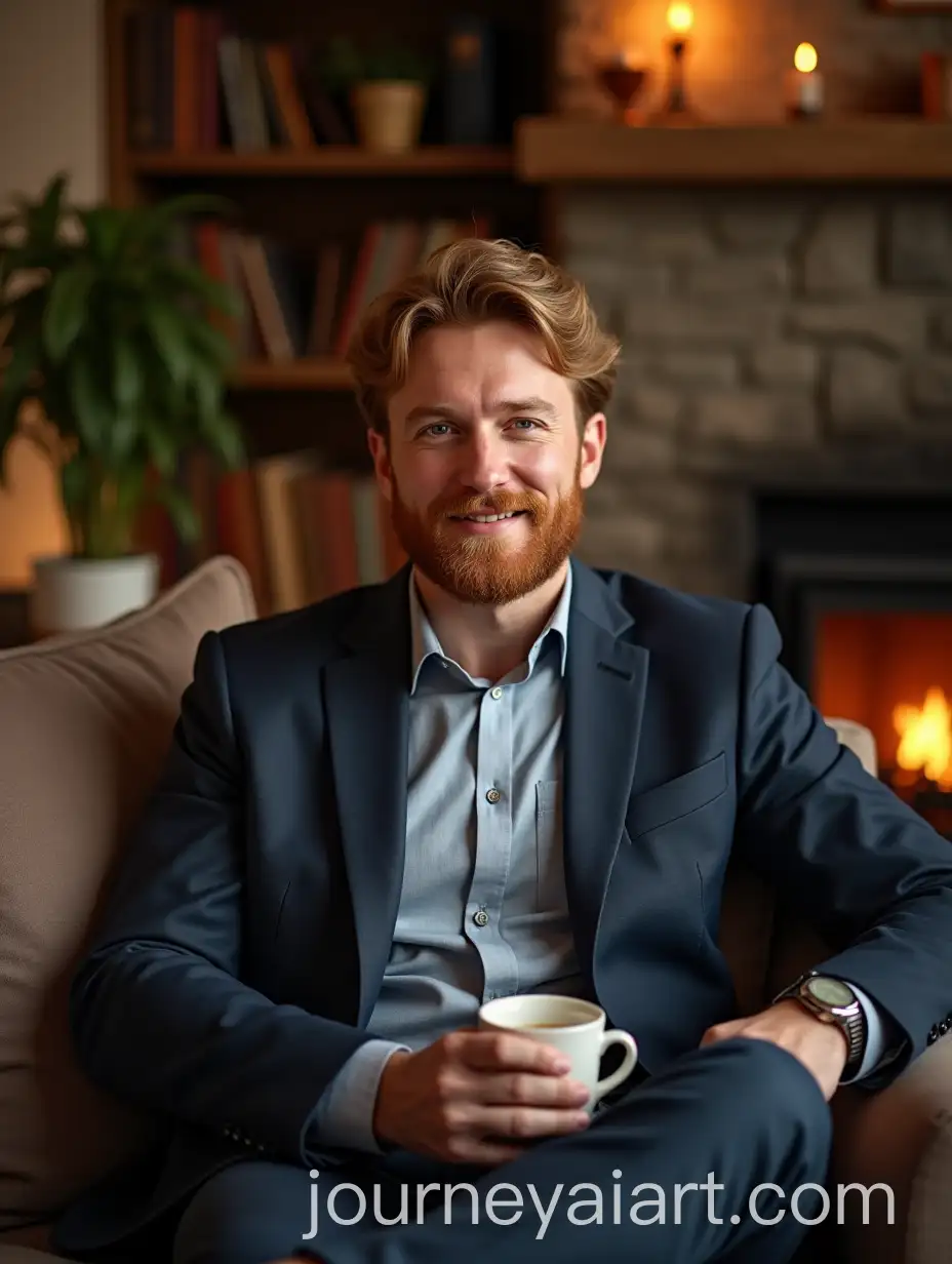 Handsome-40YearOld-TV-Host-in-Cozy-Living-Room-Sharing-Motivation