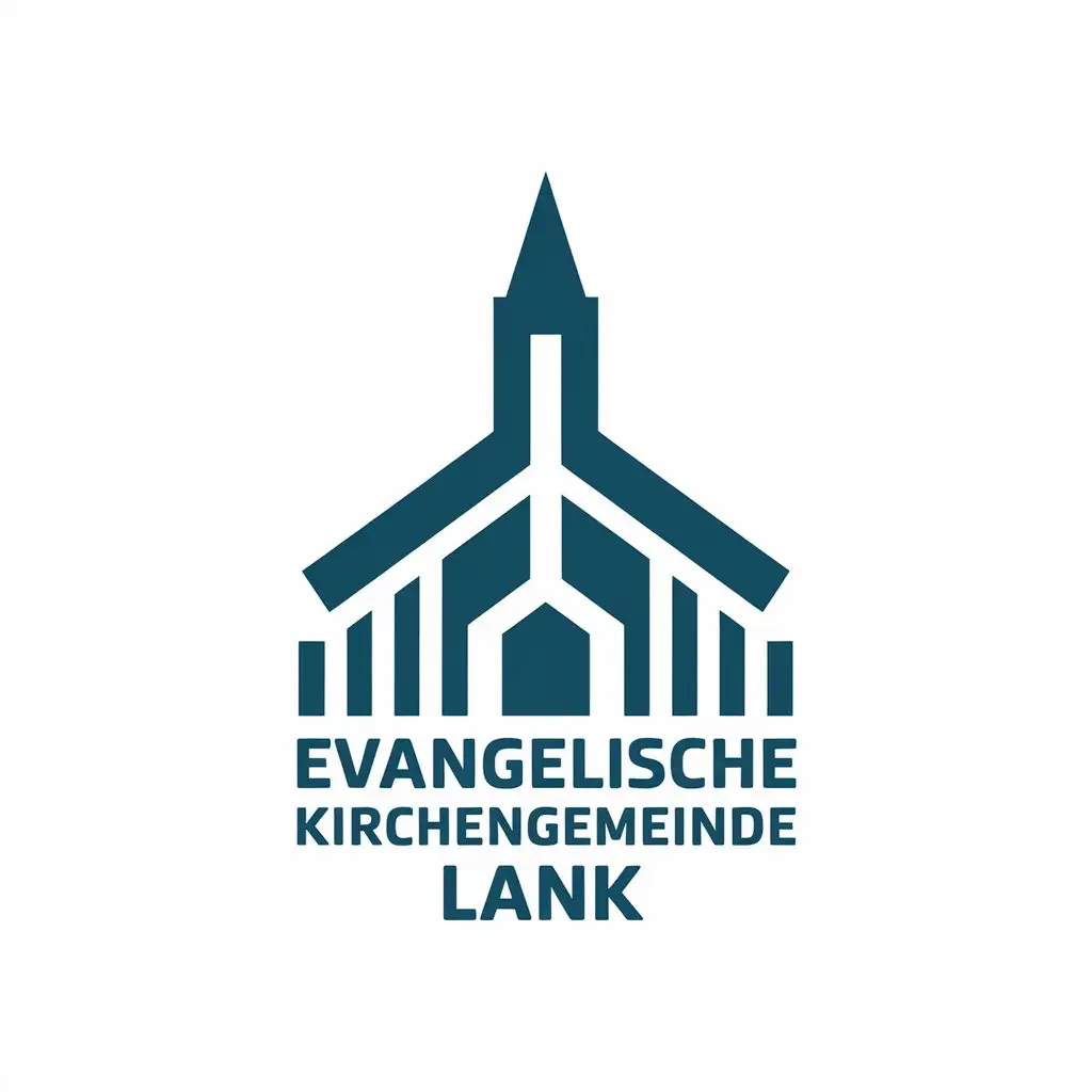 LOGO Design for Evangelische Kirchengemeinde Lank Church Symbol with Moderate Style for Religious Industry