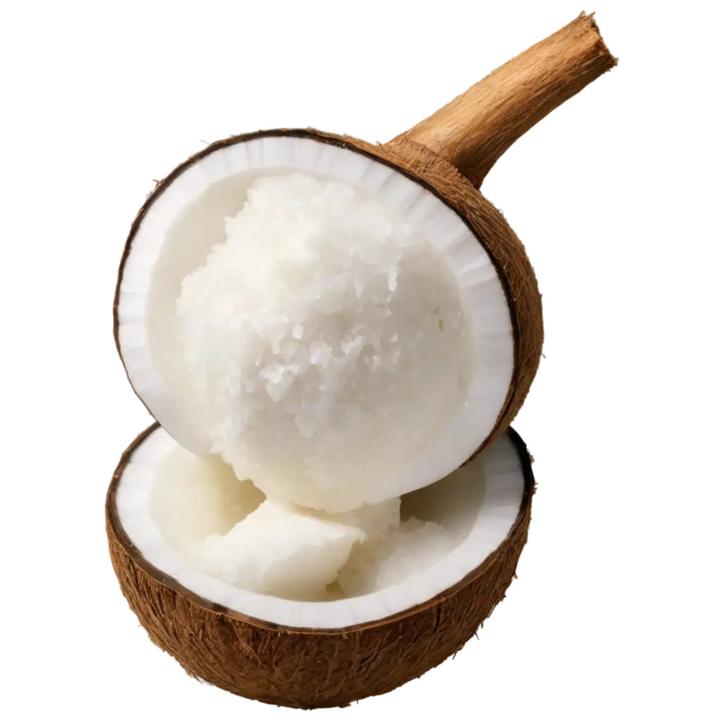 HighQuality-Coconut-White-Balle-PNG-Image-for-Versatile-Applications