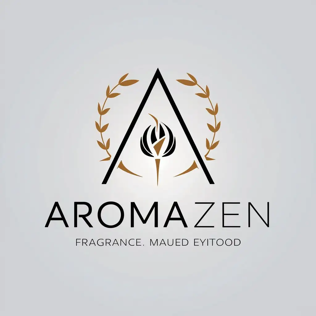 LOGO-Design-For-AromaZen-Minimalistic-AZ-Symbol-with-Zen-Fragrance-Theme