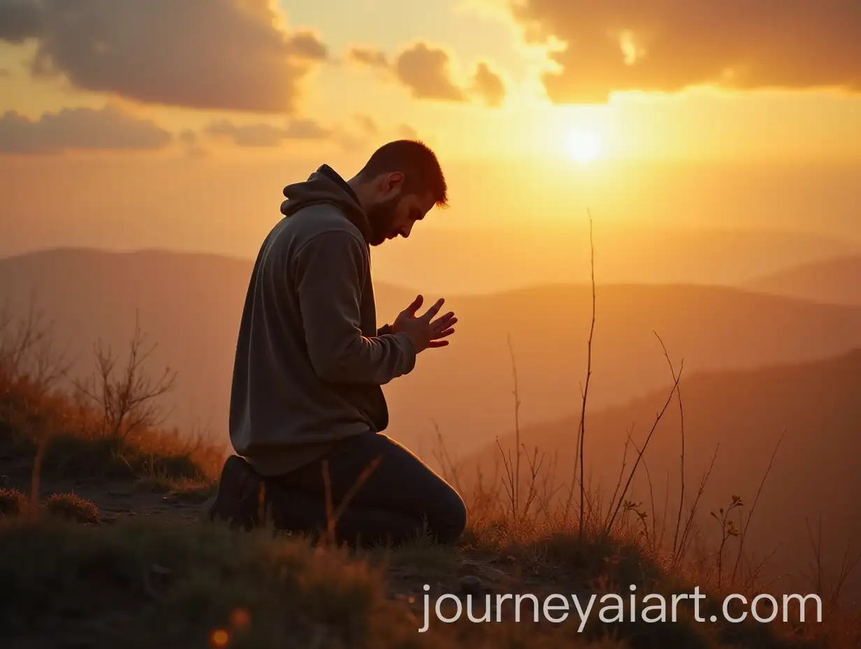 Grateful-Man-Kneeling-in-Reverence-Before-Jesus