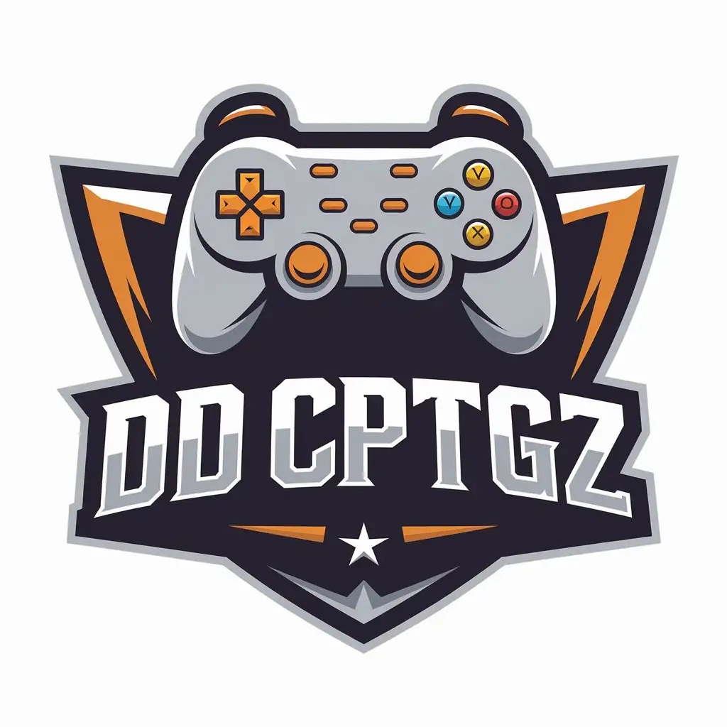 LOGO Design for DD CptGz Esports Inspired Modern Style with Clear Background