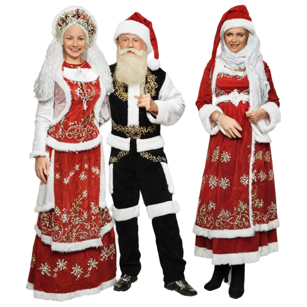 Costume-of-Ded-Moroz-and-Snegurochka-PNG-HighQuality-Transparent-Image-for-Festive-Creations