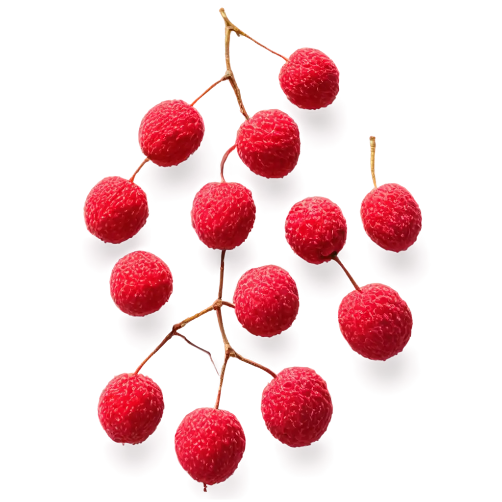 HighQuality-Red-Lychee-PNG-Image-with-Glossy-Finish-and-Detailed-Texture-for-Graphic-Use