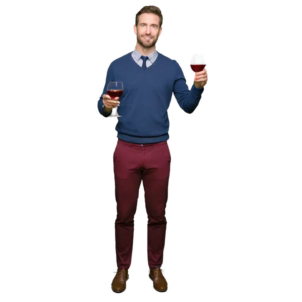 Elegant-Man-with-a-Glass-of-Wine-PNG-Perfect-for-Captivating-Visuals