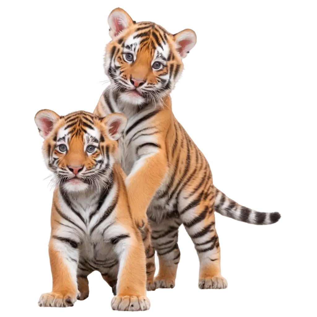 Playful-Tigers-PNG-Two-Little-Tigers-Playing-Without-a-Background-forPNG-Image-Usage-Analysis-Versatile-Use