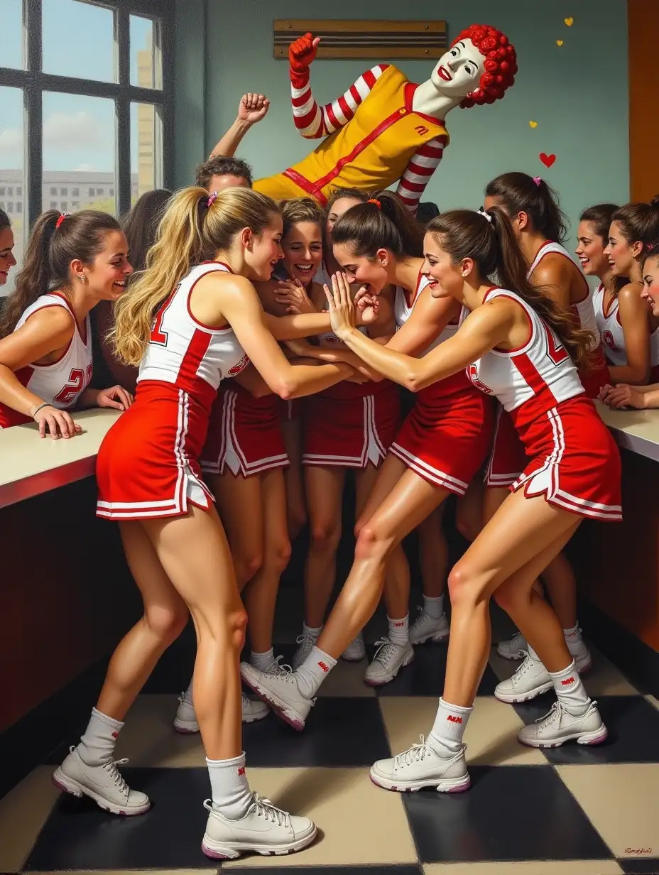 Rival-College-Cheerleaders-Brawling-Inside-McDonalds-with-Chaos-and-Food-Fight