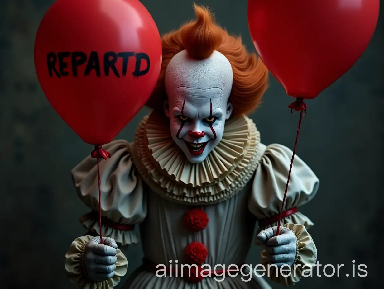 Pennywise-Holding-a-Red-Balloon-with-the-Word-REPARTD