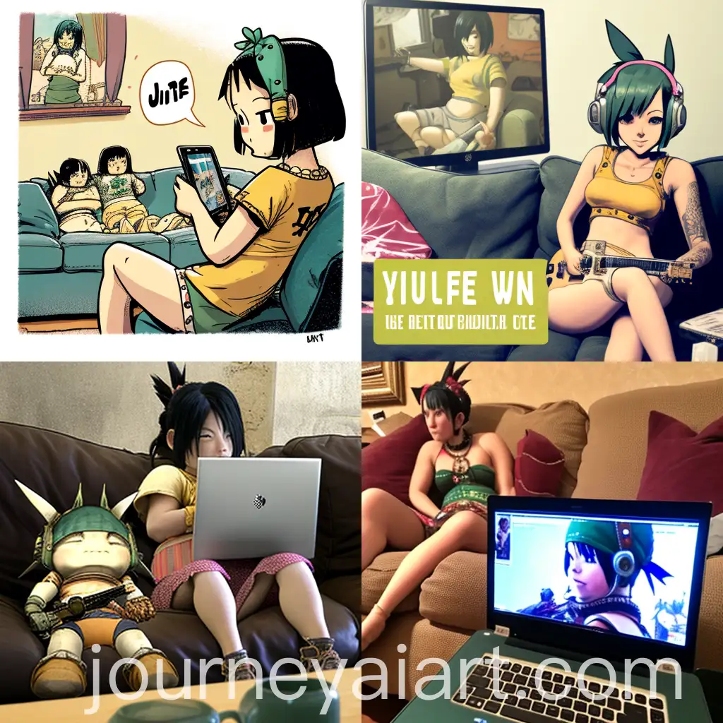 Chubby-Fans-Watching-Yuffie-on-the-Couch
