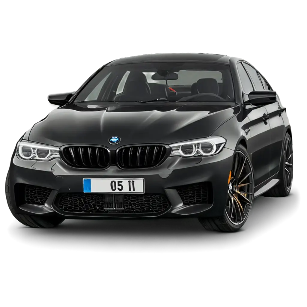 HighQuality-BMW-M5-Competition-Black-Color-PNG-Image-for-Stunning-Visuals