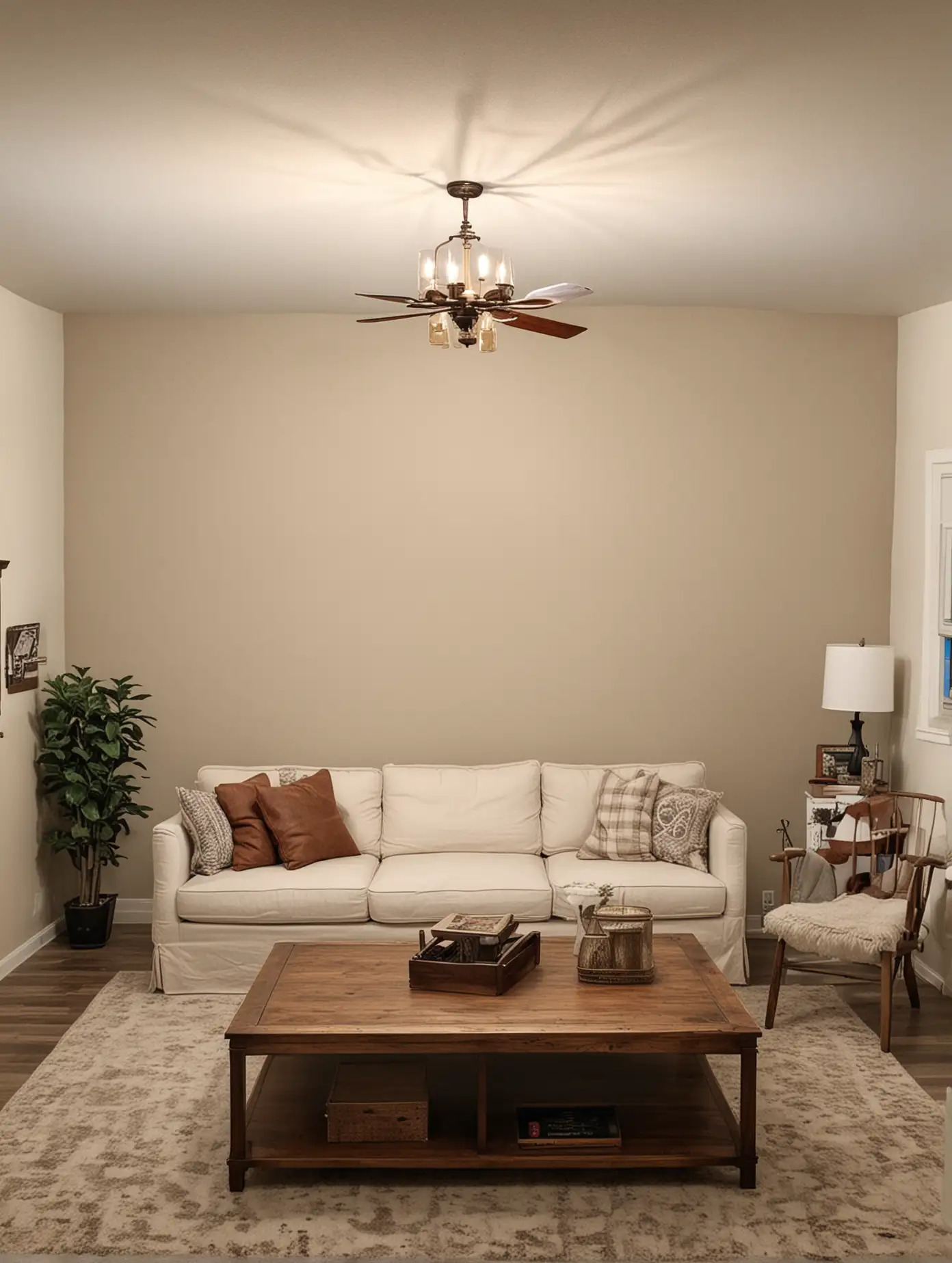 Furnished-Ranch-Style-Living-Room-with-Blank-Wall