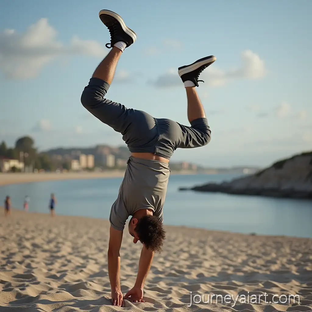 Athletic-Male-Performing-a-Backflip-in-Urban-Park-Setting