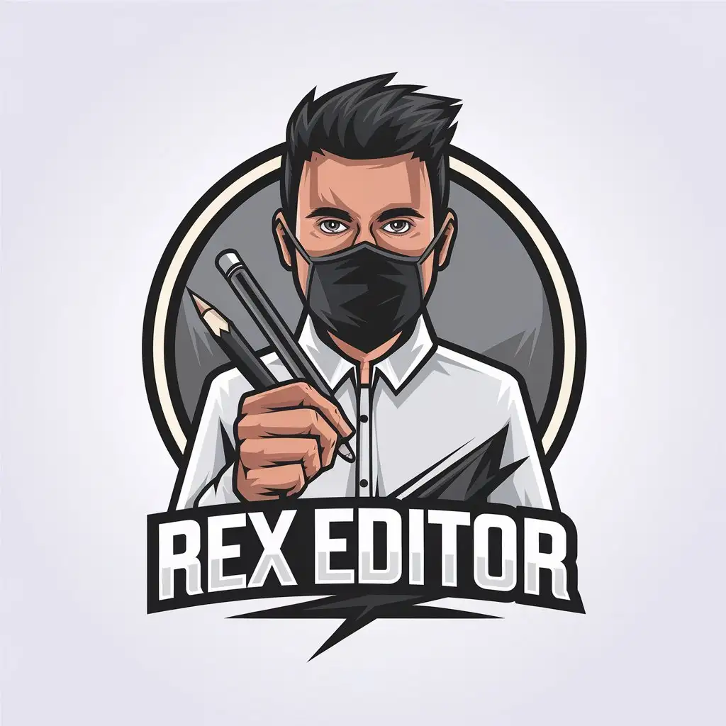 LOGO Design For REX EDITOR Graphic Designer Vector Logo Design