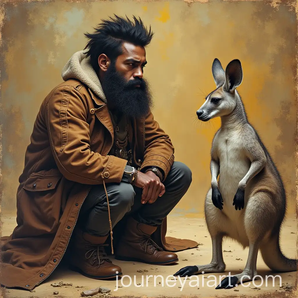 Stephen-Hawking-with-Penguin-and-Kangaroo-in-Scientific-Encounter