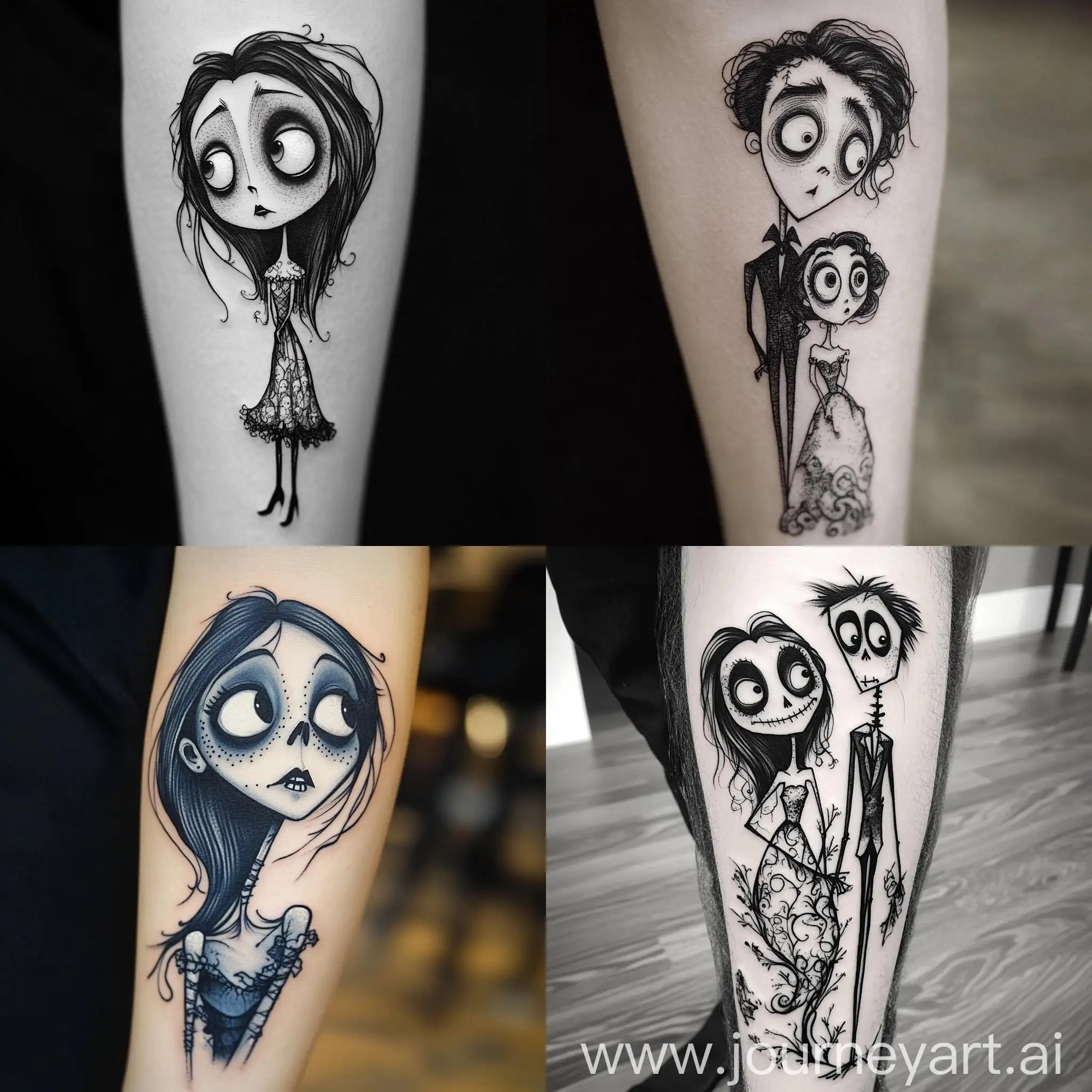 Corpse-Bride-Tim-Burton-Tattoo-Design