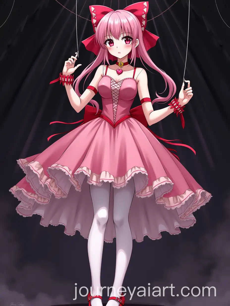 Hauntingly-Beautiful-Illustration-of-Madoka-Kaname-from-Madoka-Magica