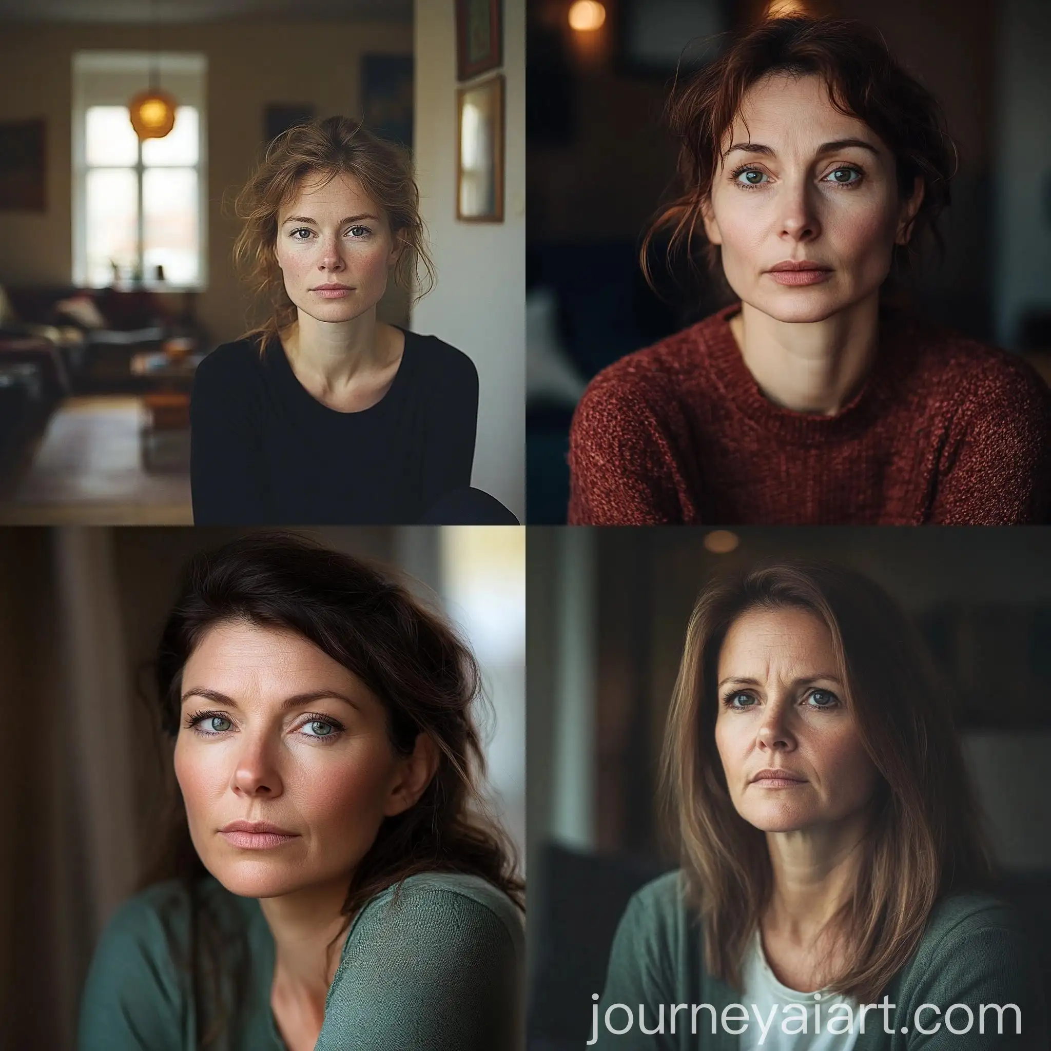 Serious-40YearOld-Woman-in-Urban-Apartment-Setting