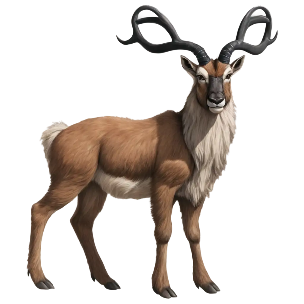 Markhor-PNG-Image-HighQuality-Animal-Illustration-for-Various-Uses