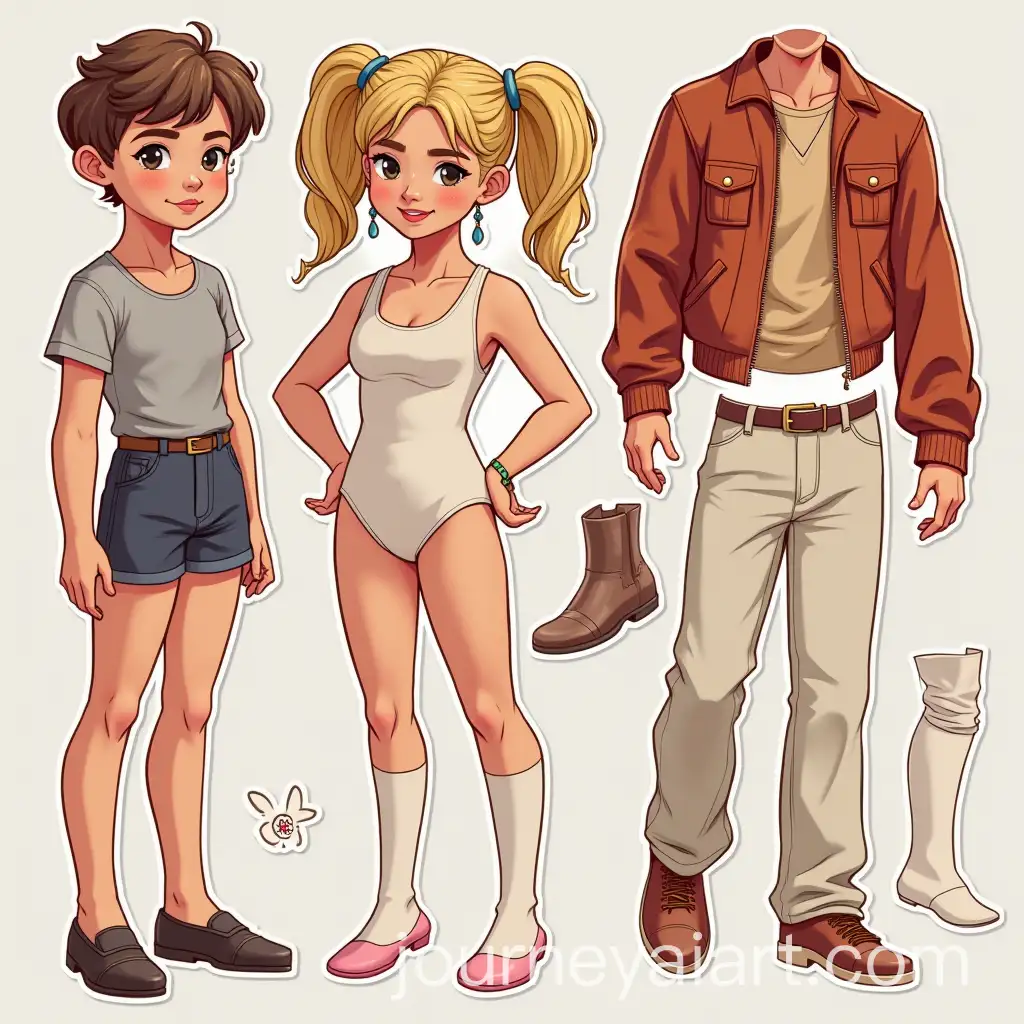 Papercraft-Doll-of-Dewey-from-Alien-Stage-for-DIY-Crafting