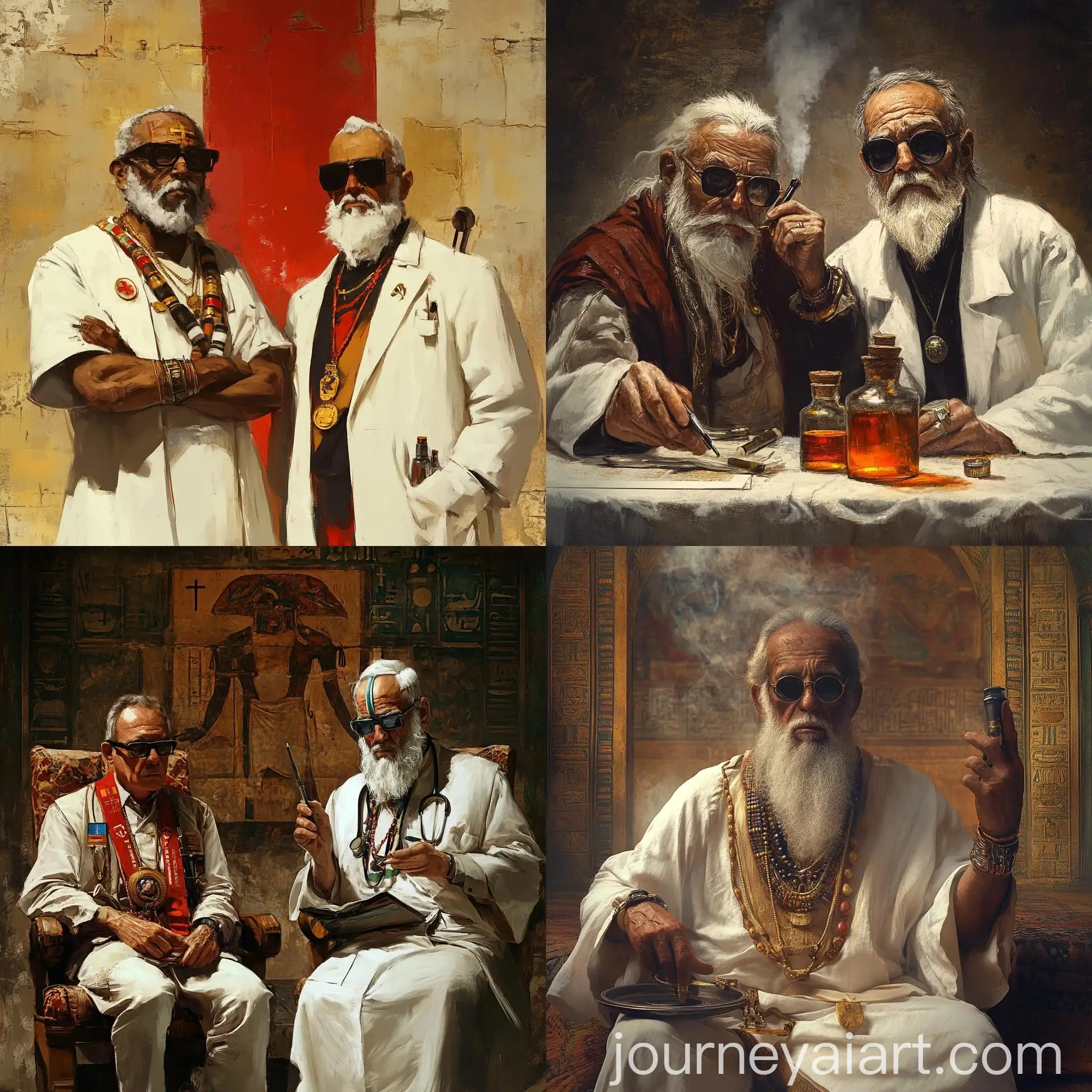 Ancient-Doctors-Inspired-by-Pulp-Fiction-Characters