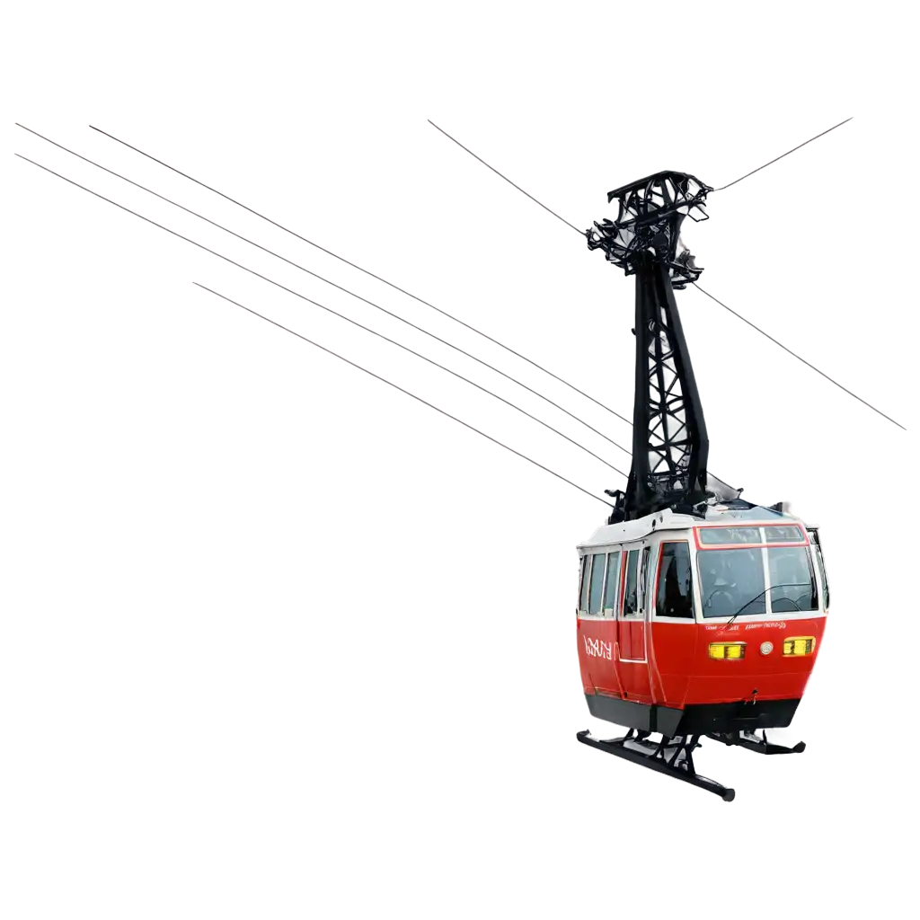 Cable-Car-PNG-Image-HighQuality-Transparent-Artwork-for-Diverse-Uses