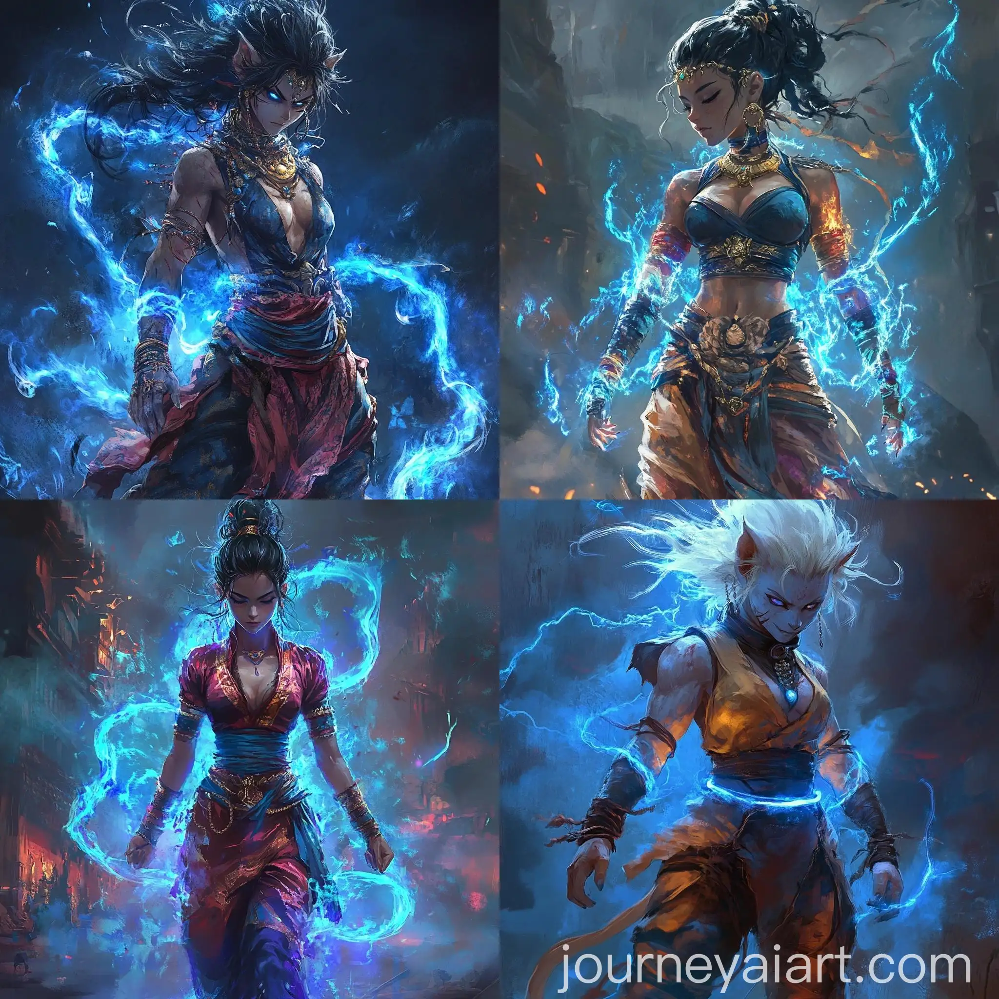 Epic-Battleworn-Female-Saiyan-Warrior-with-Glowing-Blue-Energy