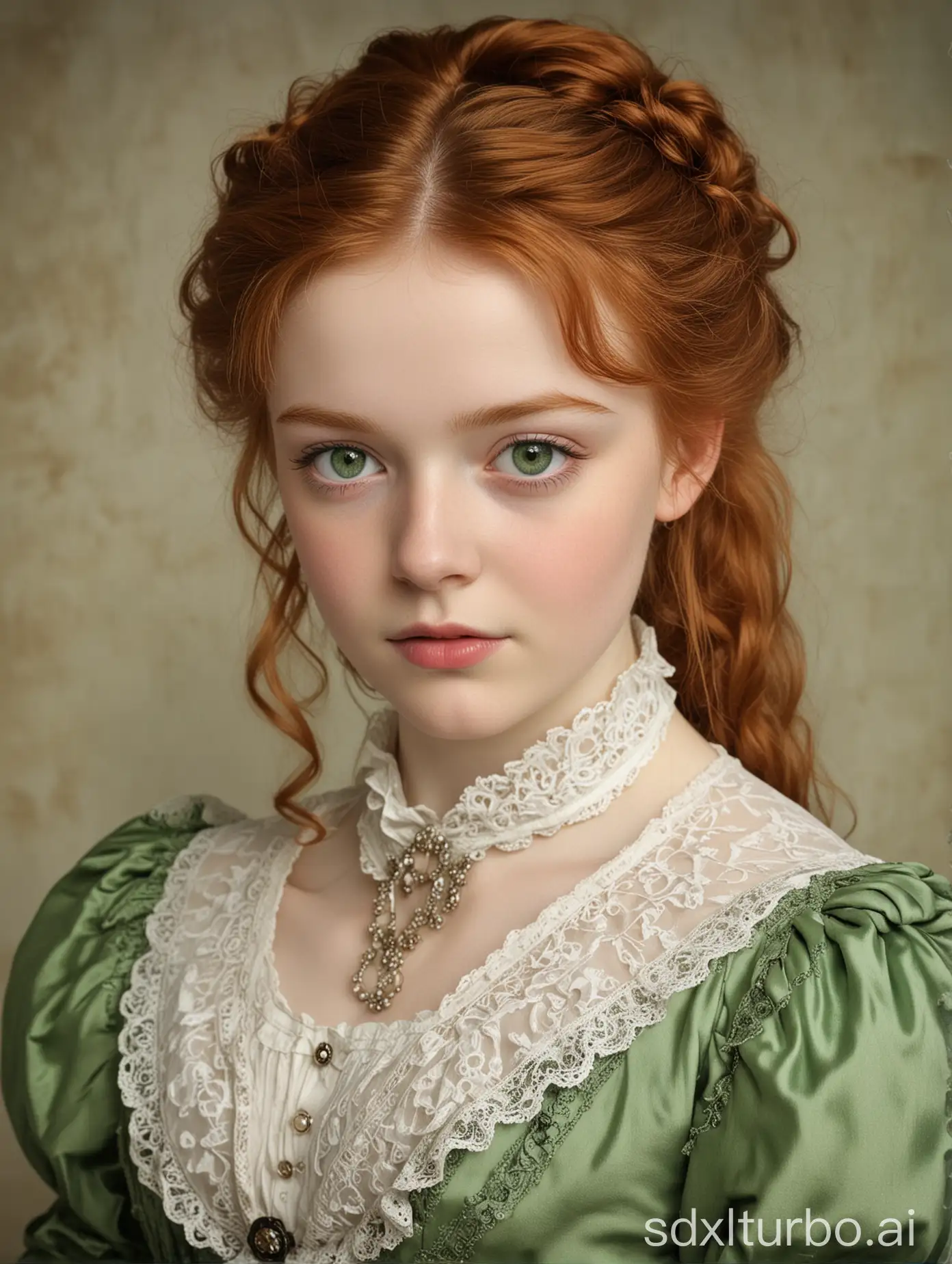 Victorian-Era-Redhead-Girl-in-Green-Eyes