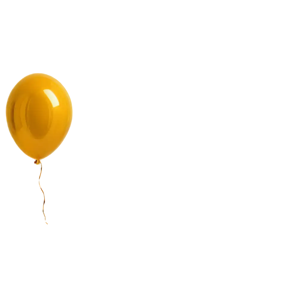 Gold-Colored-Balloon-PNG-Image-for-HighQuality-Digital-Use