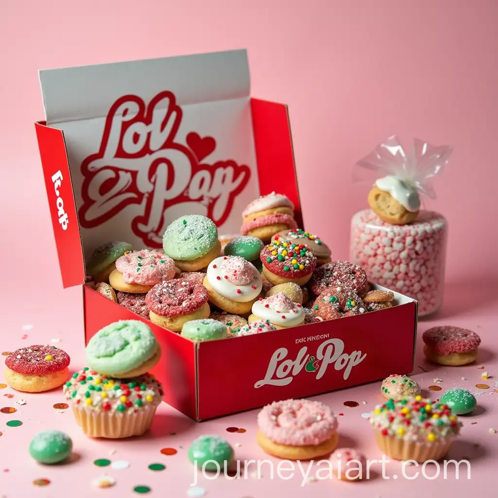ChristmasThemed-Sweets-Contest-Box-with-Confetti-and-LolPop-Logo