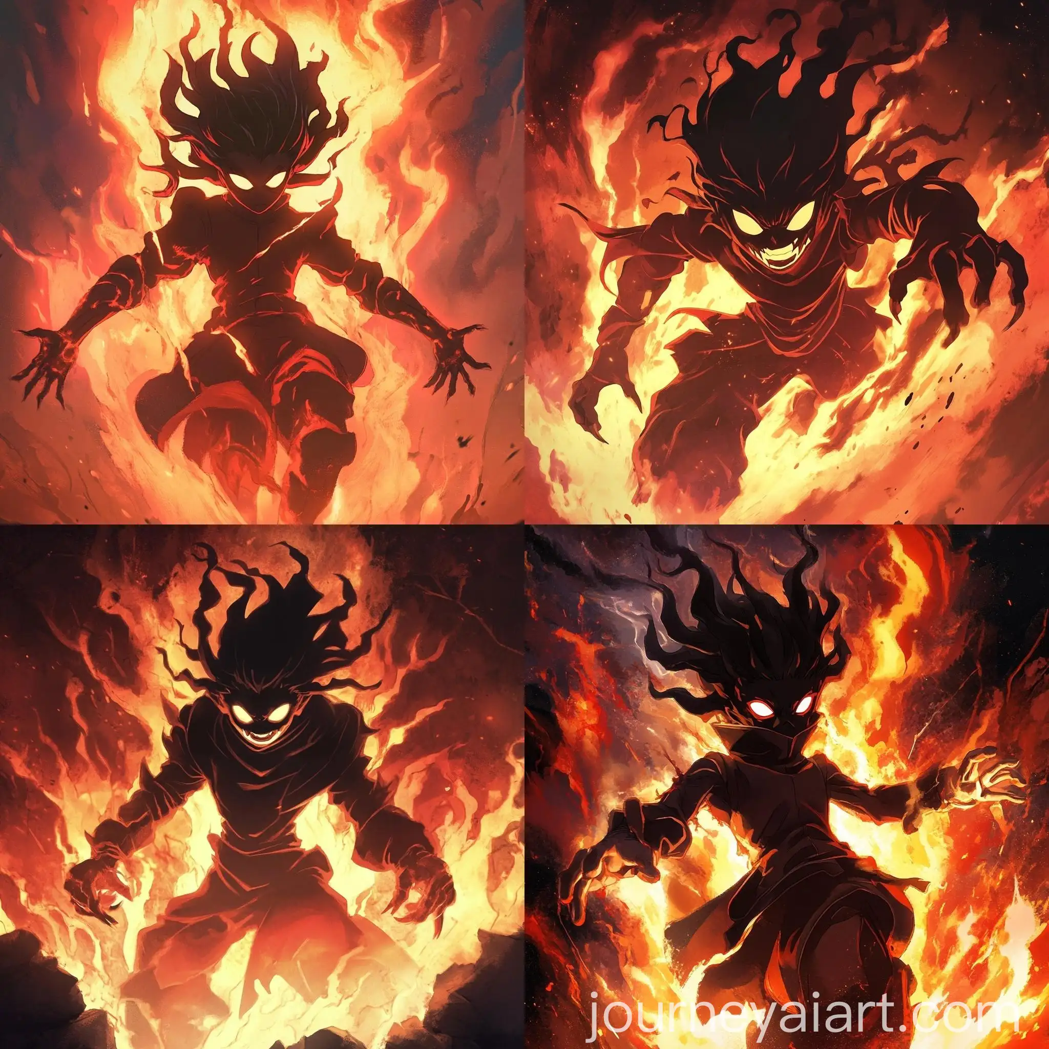 Fiery-Demon-Emerges-from-Inferno-with-Evil-Red-Aura