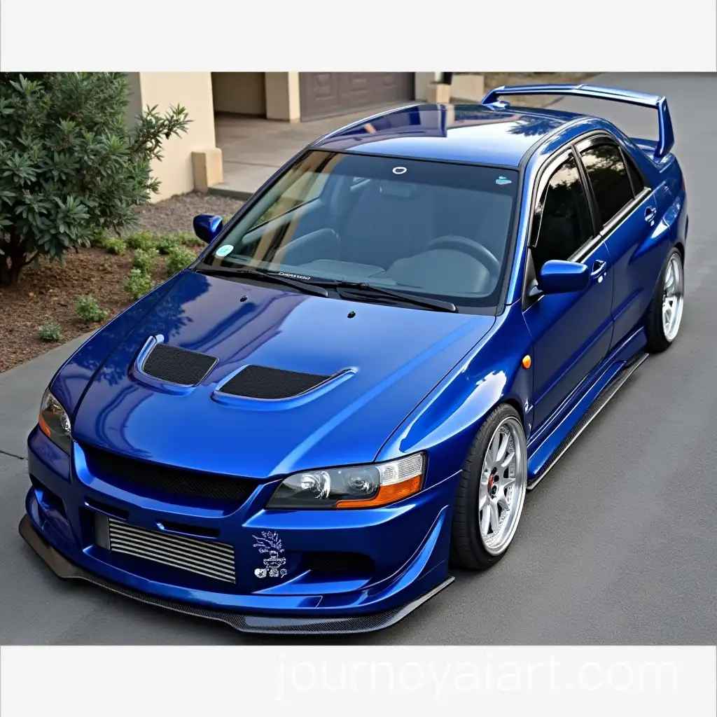 Custom-Sports-Car-with-Glossy-Blue-Paint-and-Carbon-FiberAI-Image-Prompt-Expansion-Wing