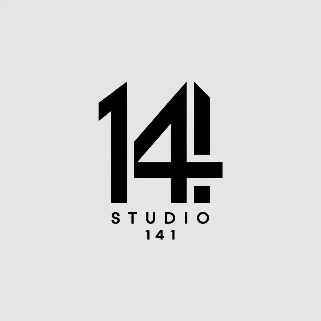 LOGO Design for Studio 141 Minimalistic 141 Symbol for Real Estate Industry