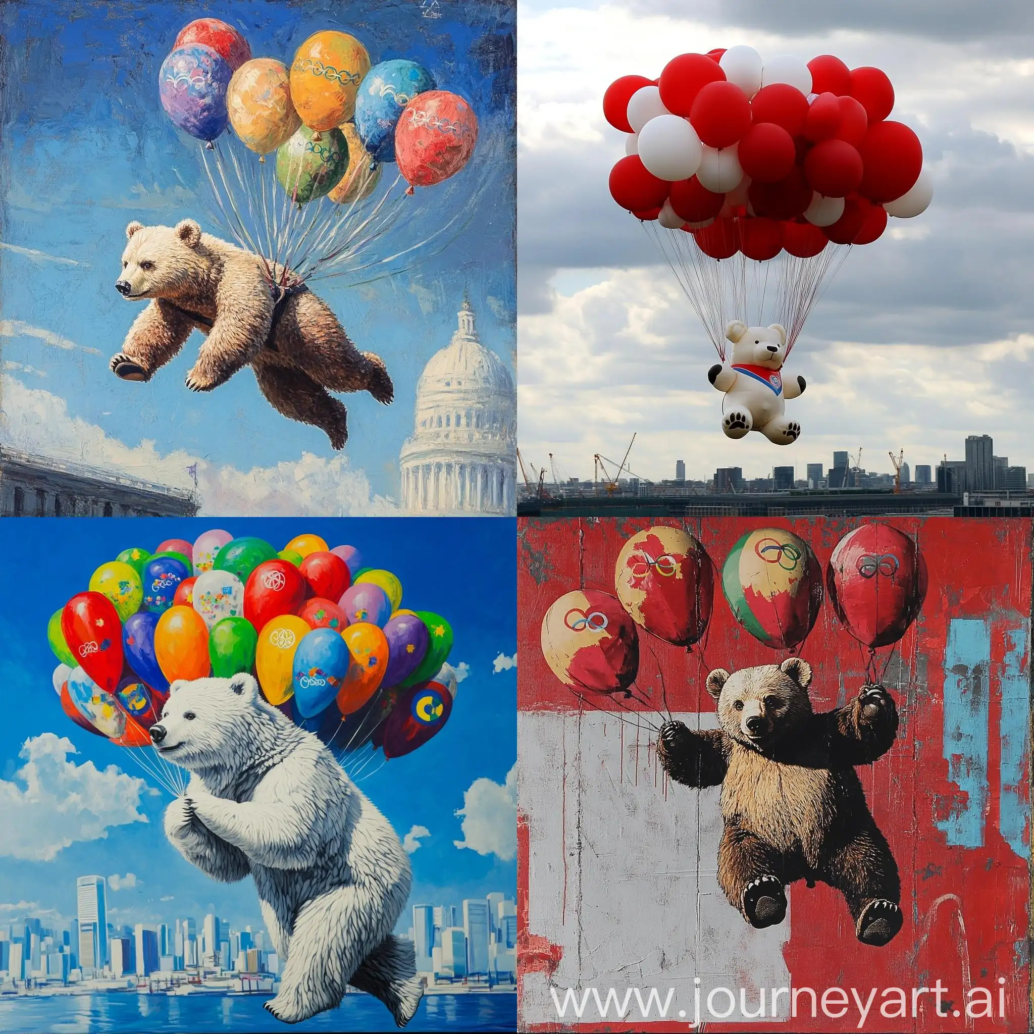 Olympic-Bear-Balloon-Takeoff