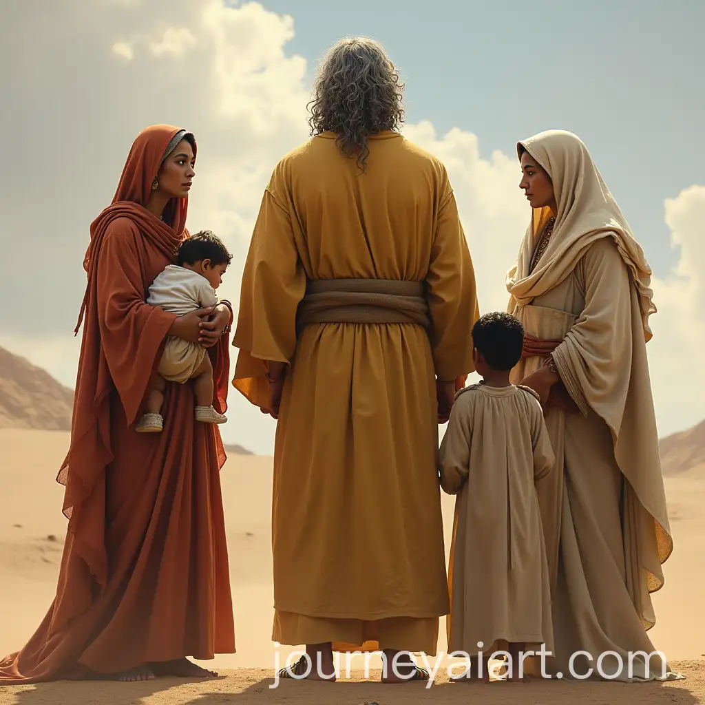 Prophet-Abraham-with-Women-and-Children-in-Ancient-Robes