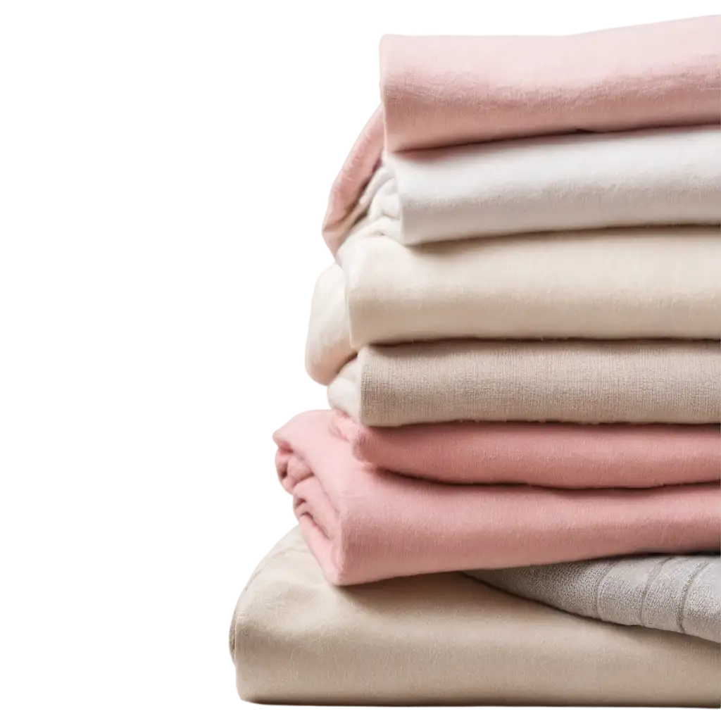 Elegant-Stack-of-Laundry-in-Soft-White-Beige-and-Pink-Tones-HighQuality-PNG-Image