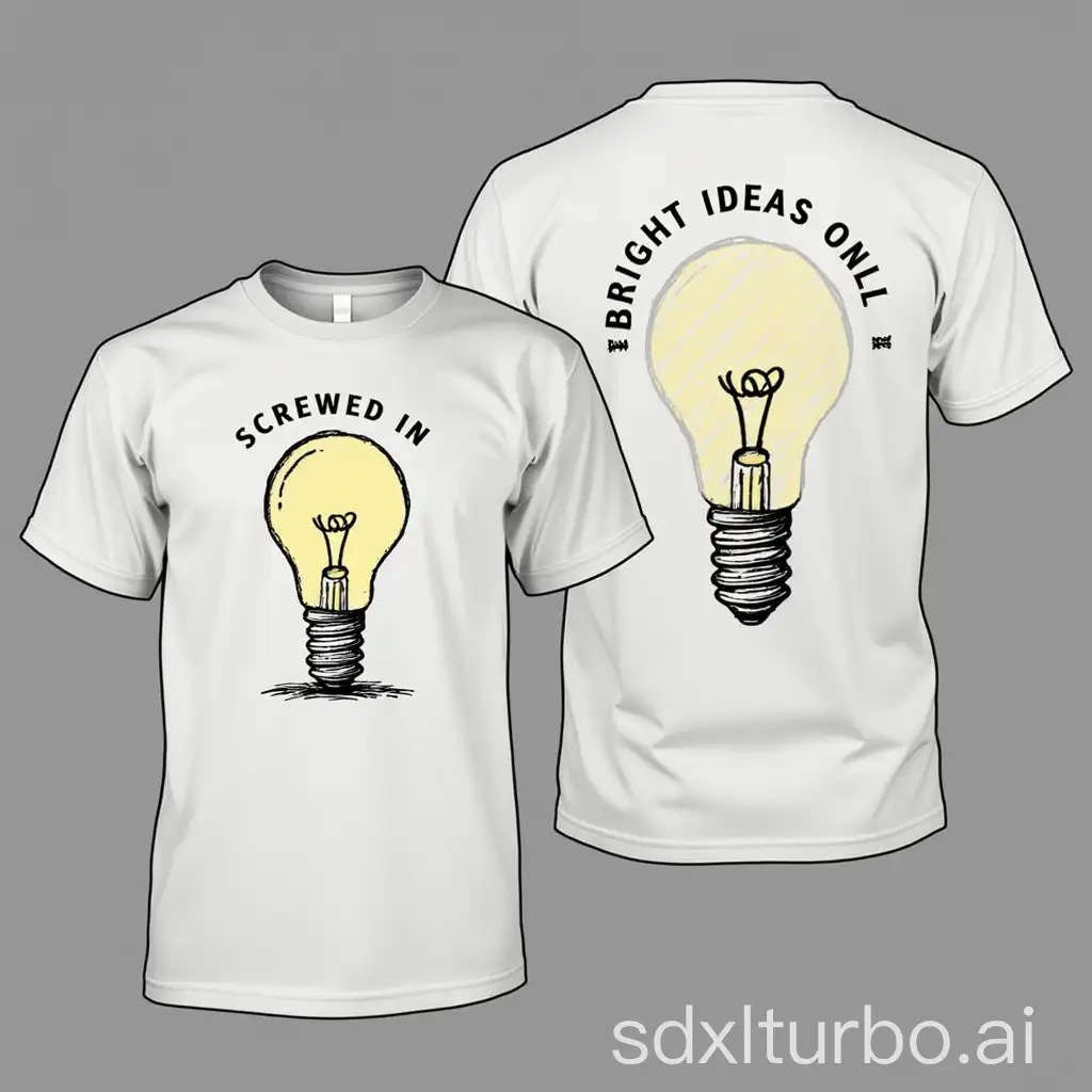 Creative-TShirt-Design-with-Screw-and-Lightbulb-Motif