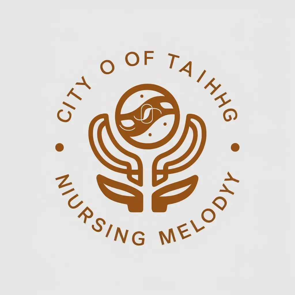 a vector logo design,with the text "City of Taihu Nursing Melody", main symbol:Taihu Nursing,Moderate,clear background