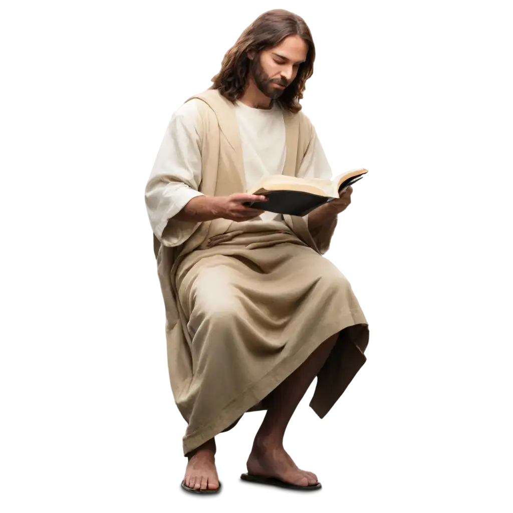 Jesus-Reading-the-Bible-PNG-Image-Reverence-and-Spiritual-Reflection