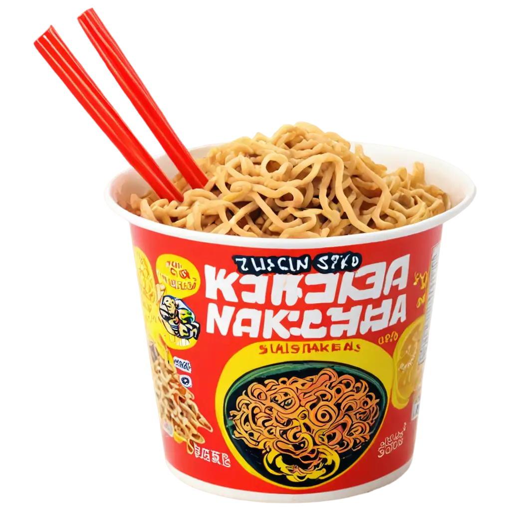 Yakisoba-Cup-Noodles-Cartoon-PNG-Image-Creative-and-Vibrant-Illustration